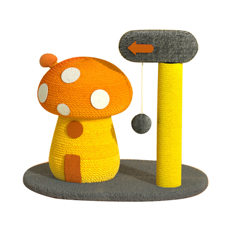 Pet play Zone Sisal Mushroom House Cat Climbing Frame