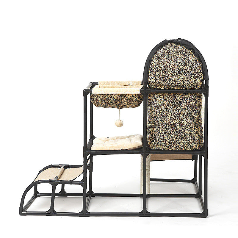 Pets climbing Sisal Rope Cat Tree