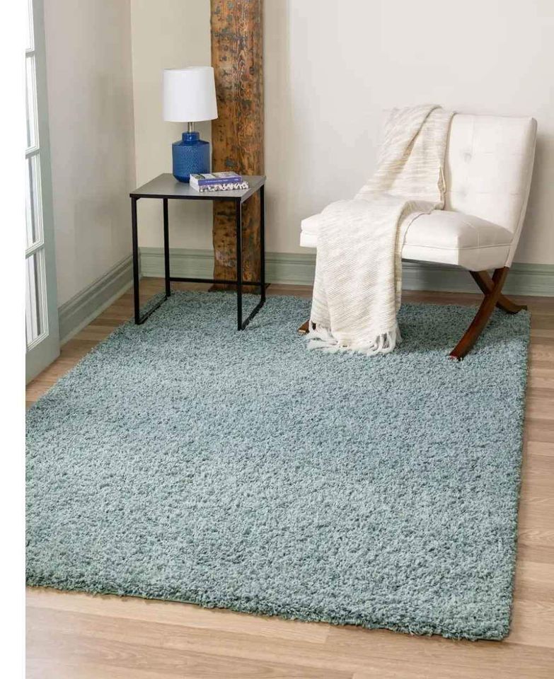 Luxurious Area Rug 6x9 Blue Shag Area Rug