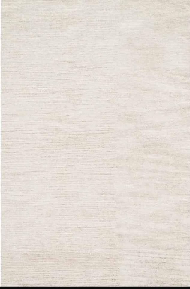 Handmade Serena Area Rug by Loloi 7'9 x 9'9 ft Natural Area Rug, Modern Home Interior Bamboo Arearug, Neutral Palette Rug, Luxurious Area Rug