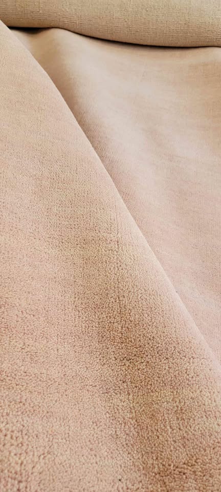 Blush Area Rug, 8 ft x 10 ft Solid Pink Rug, Minimalist Floor Covering, Blush Arearug, Modern Home Decor, Solid Pink Wool Area rug