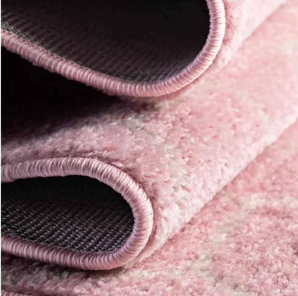 Frieze Area Rug 9x12ft Pink Ivory Trellis rug