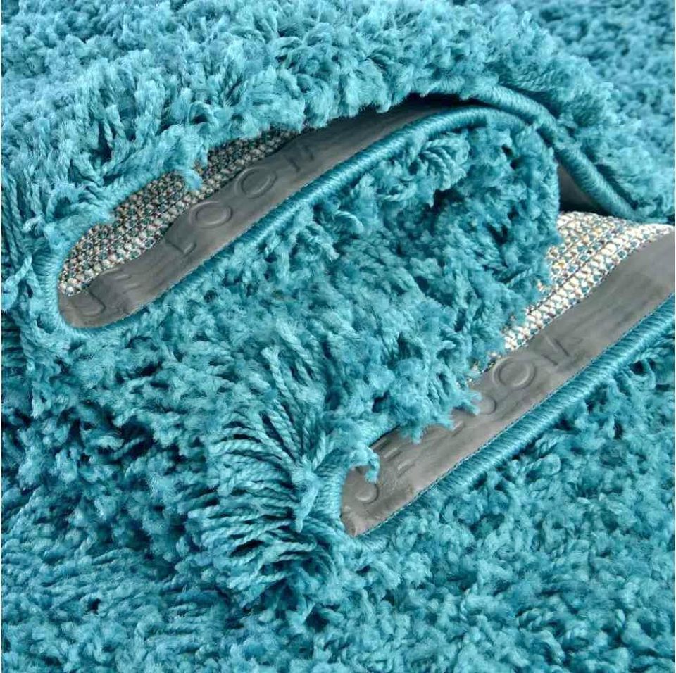 6x9 Aqua Blue Shag Area Rug