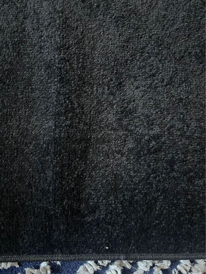 Black Carpet New Area Rug- Lowpile | 8' x 10'