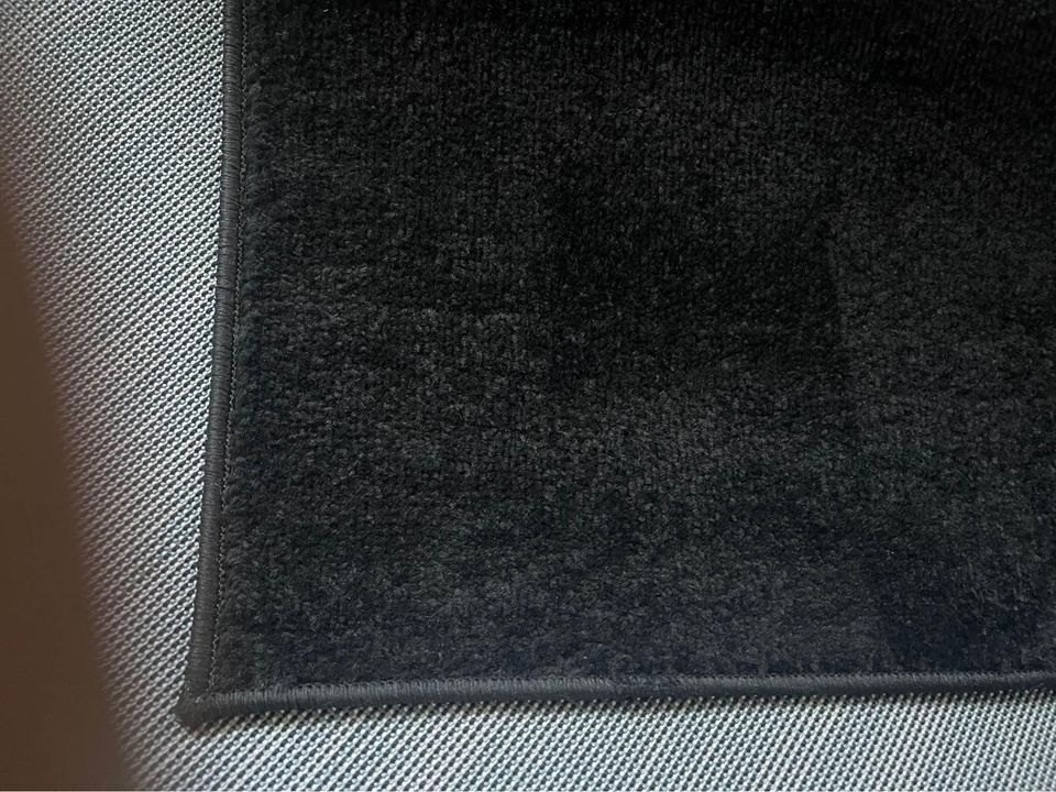 Black Carpet New Area Rug- Lowpile | 8' x 10'