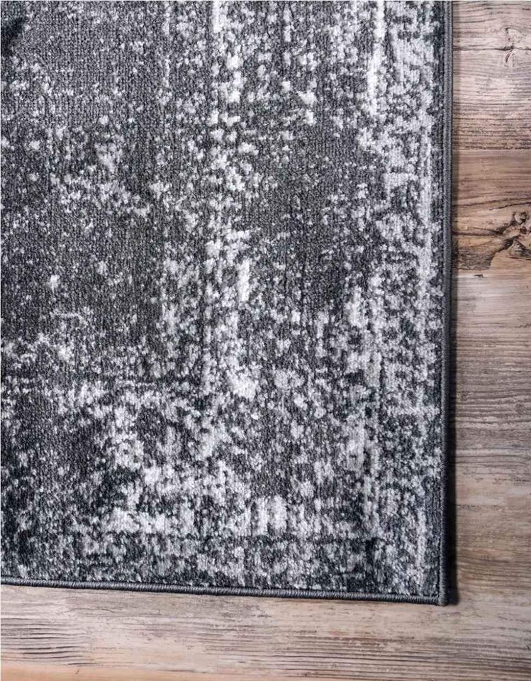 Dark Gray Area rug 5x8 Turkish Carpet