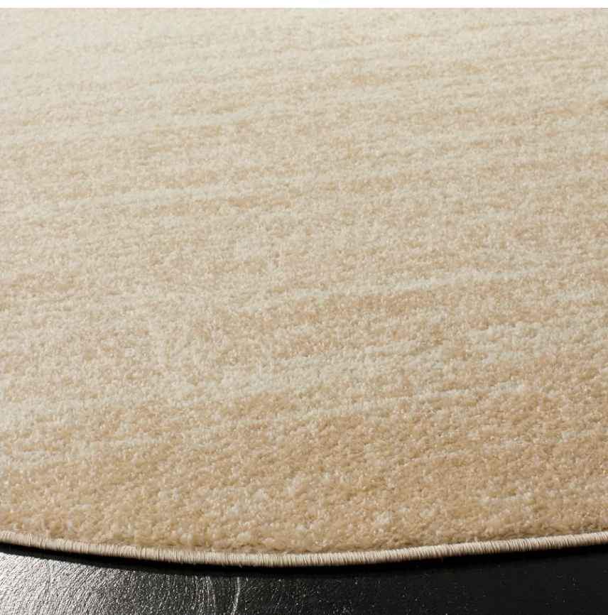 Gold 8x10 Cream Ivory Area Rug