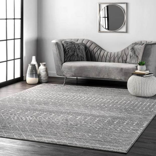 Grey Area Rug 5.x7.6 Carpet Brand new