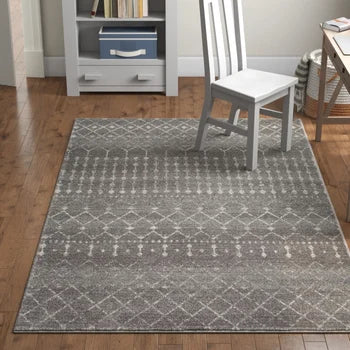 Grey Area Rug 5.x7.6 Carpet Brand new