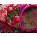 Multicolor Round Area Rug | 8' x 8' Area Rug