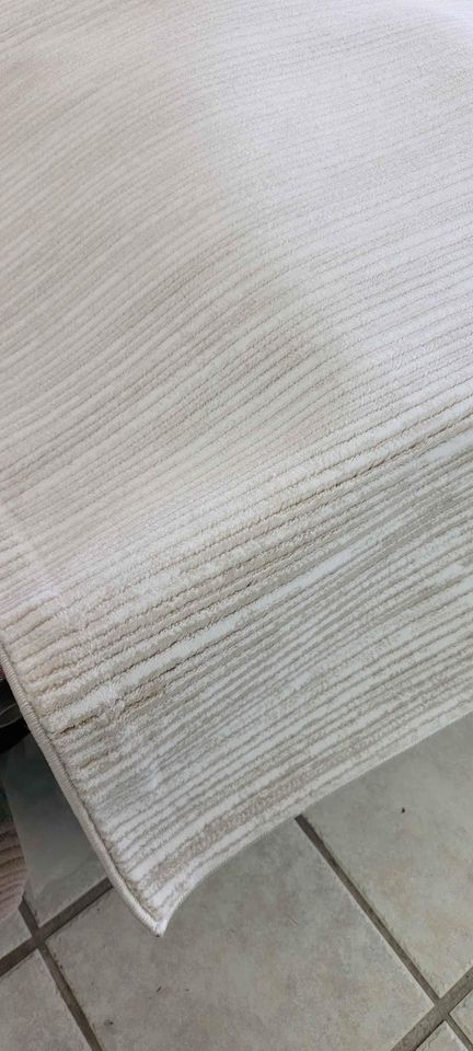 Ivory White Beige Area Rug 7x7 ft Square