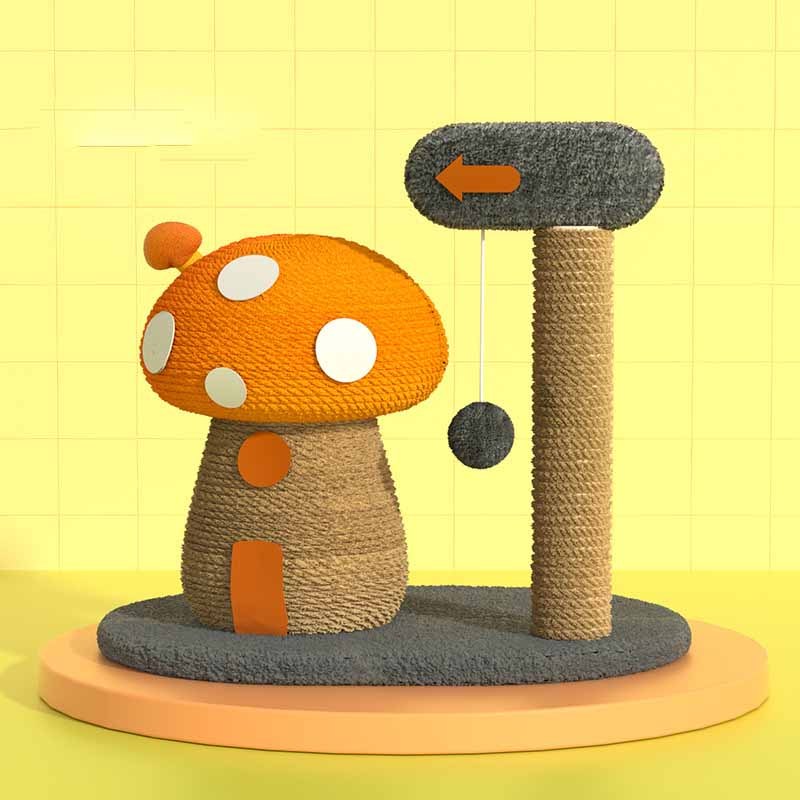 Pet play Zone Sisal Mushroom House Cat Climbing Frame