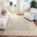 Antiquity Wool Area Rug 9' 6'' X 13' 6''ft Grey Blue Beige Area Rug