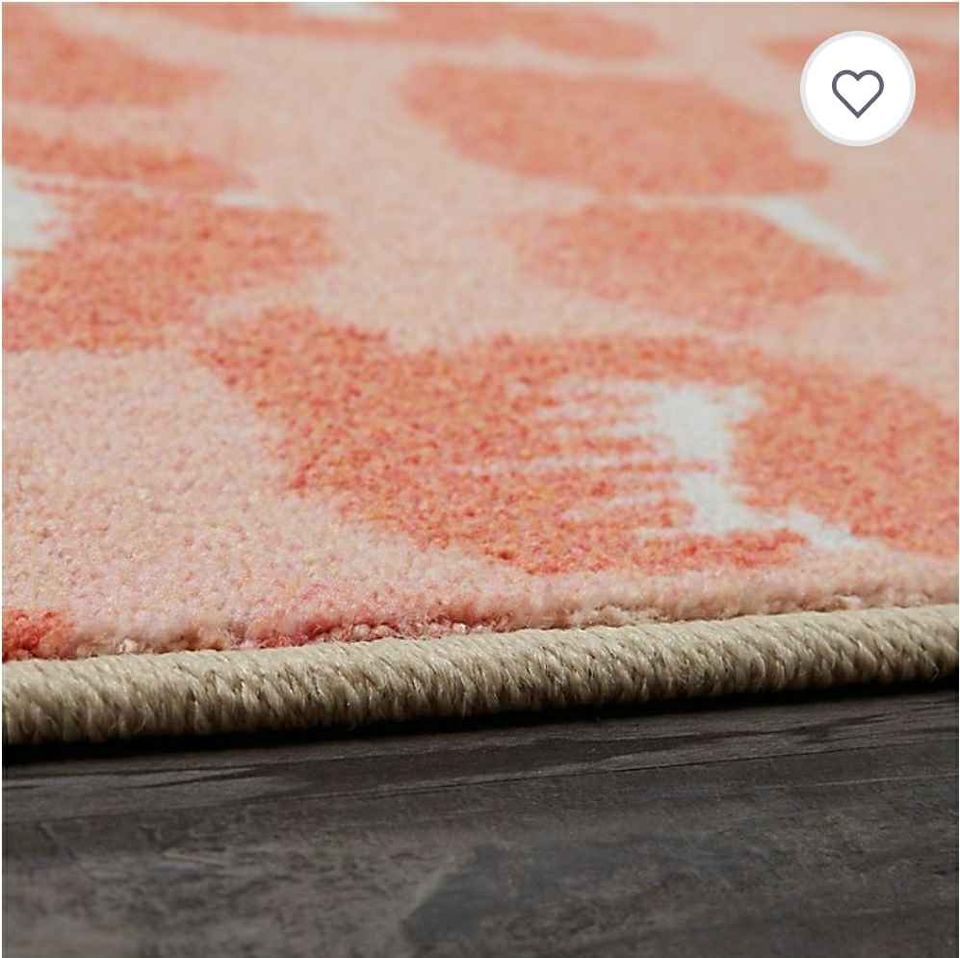 Leopard Print Area Rug 5x8 Pink Ivory Leopard Print Area Rug