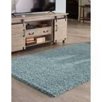 Luxurious Area Rug 6x9 Blue Shag Area Rug