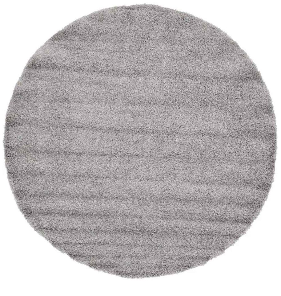 Grey Shag Rug 8x8 Round Grey Area Rug