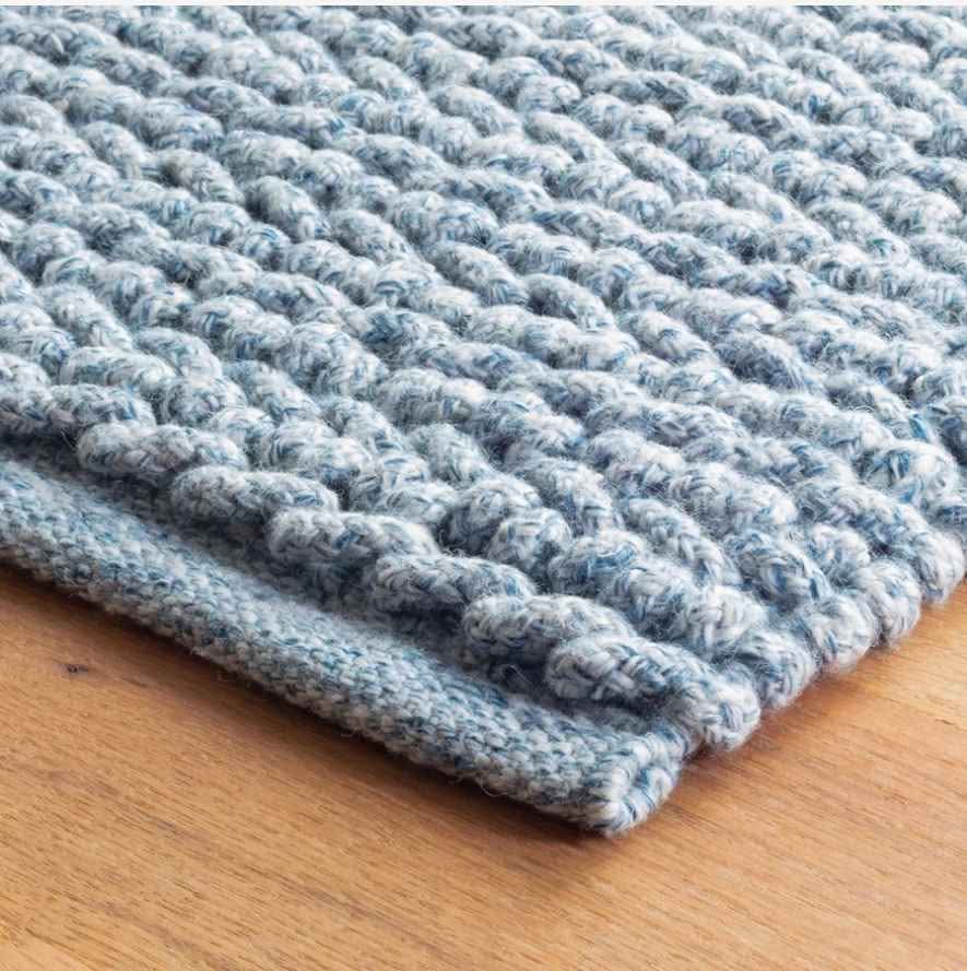 Braided 9x12 Blue Handwoven Dash & Albert Area Rug