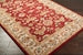 Ceaser Vintage Area rug 5x8 Dark Red Burnt Orange Wool Rug