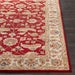 Ceaser Vintage Area rug 5x8 Dark Red Burnt Orange Wool Rug