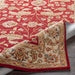 Ceaser Vintage Area rug 5x8 Dark Red Burnt Orange Wool Rug
