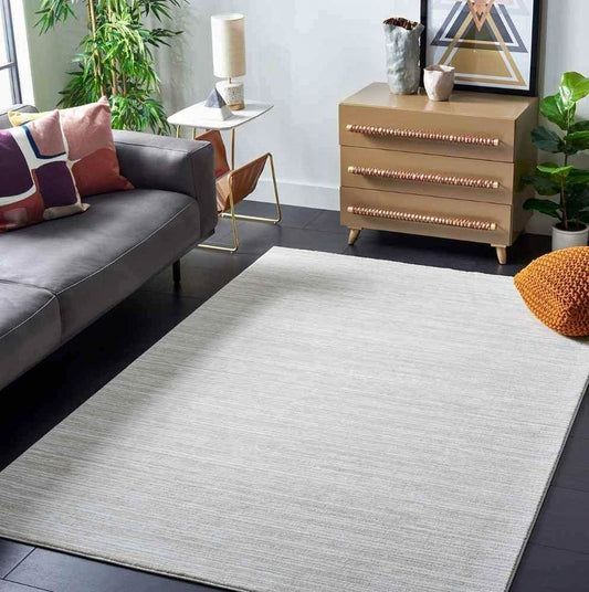 Plush Ivory Area Rug | 6' x 9' Dual Tone