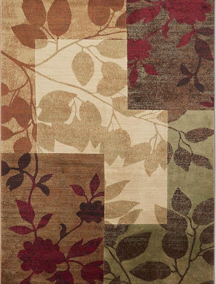 Home Dynamix Tribeca Amelia Area Rug, Beige Brown 7'10 x10'6 ft