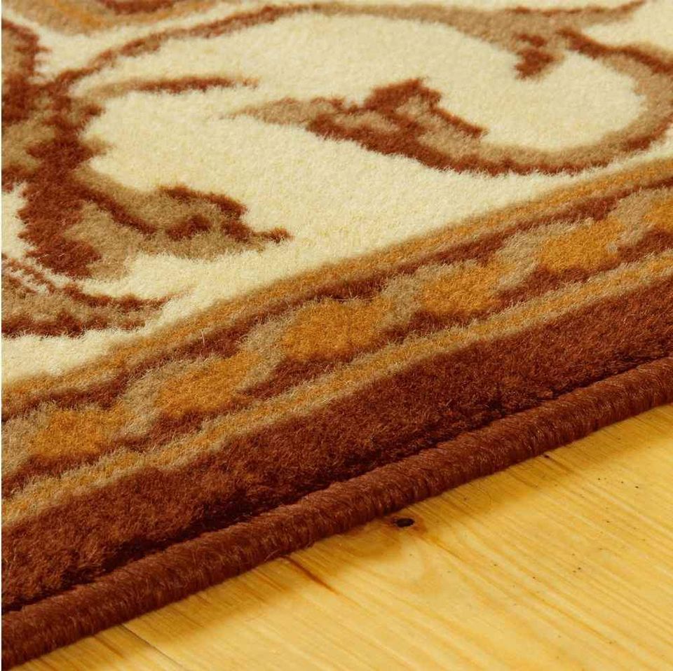 Kesington coffee Rug 8x10 Brown Toffee Cream Area Rug