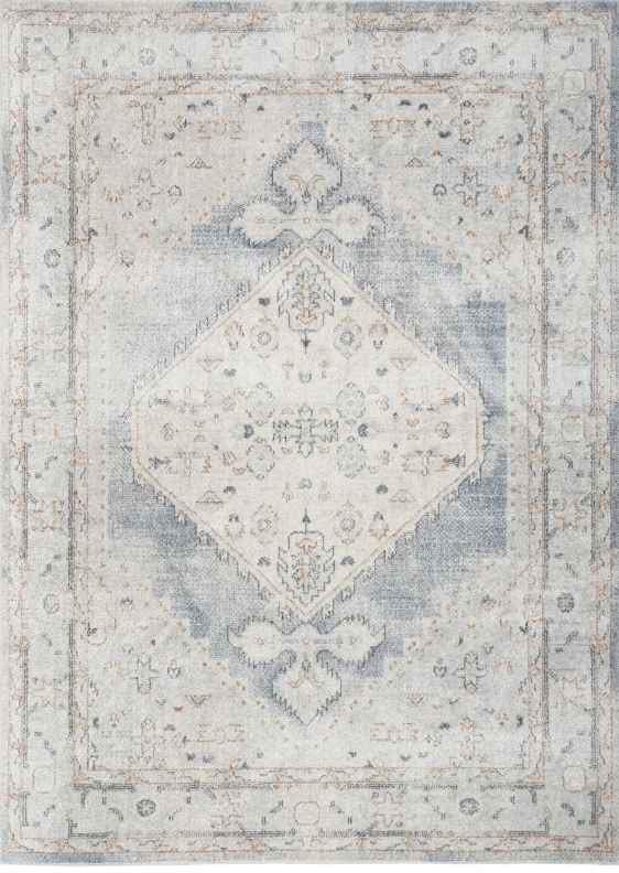 Light Greyish-Blue Silver Rug 9x12 Area Rug