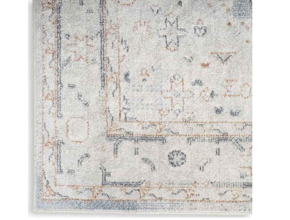 Light Greyish-Blue Silver Rug 9x12 Area Rug