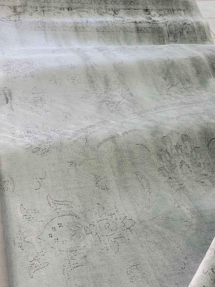 Premium Viscose  Rug 8 ft. x 11 ft. 2-inch Grey Spruce Area Rug