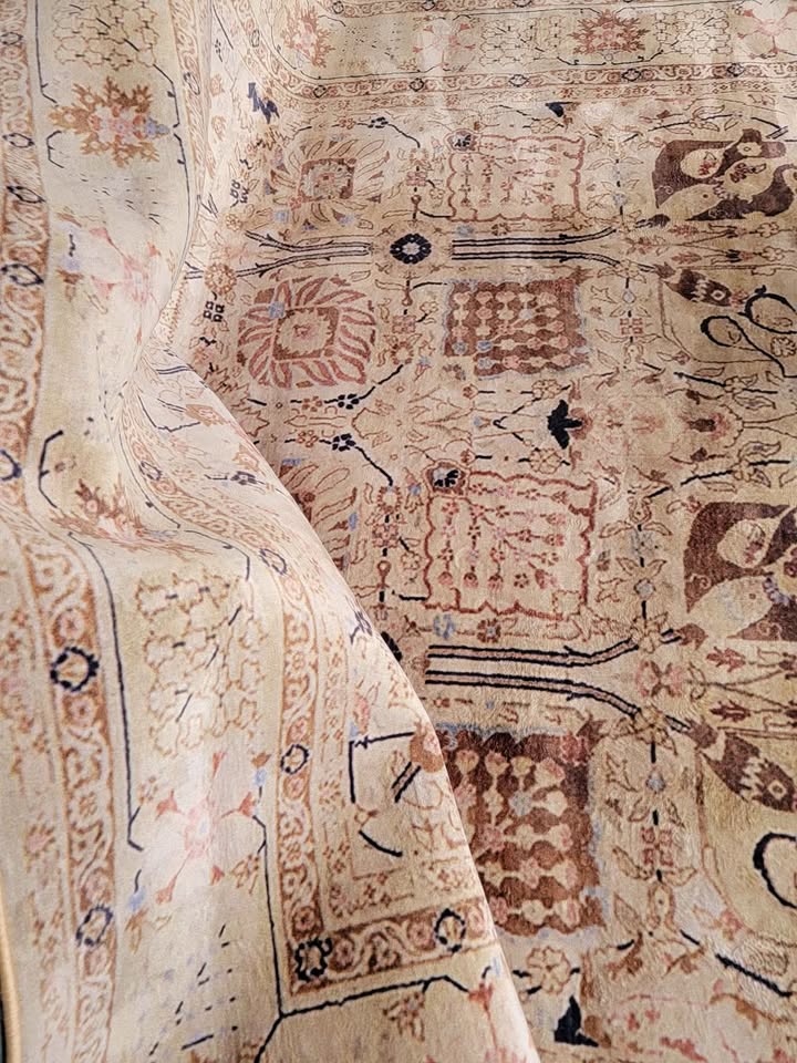 Brand New 8x10 Traditional Tan, Red, Multi Smooth Loloi Area Rug