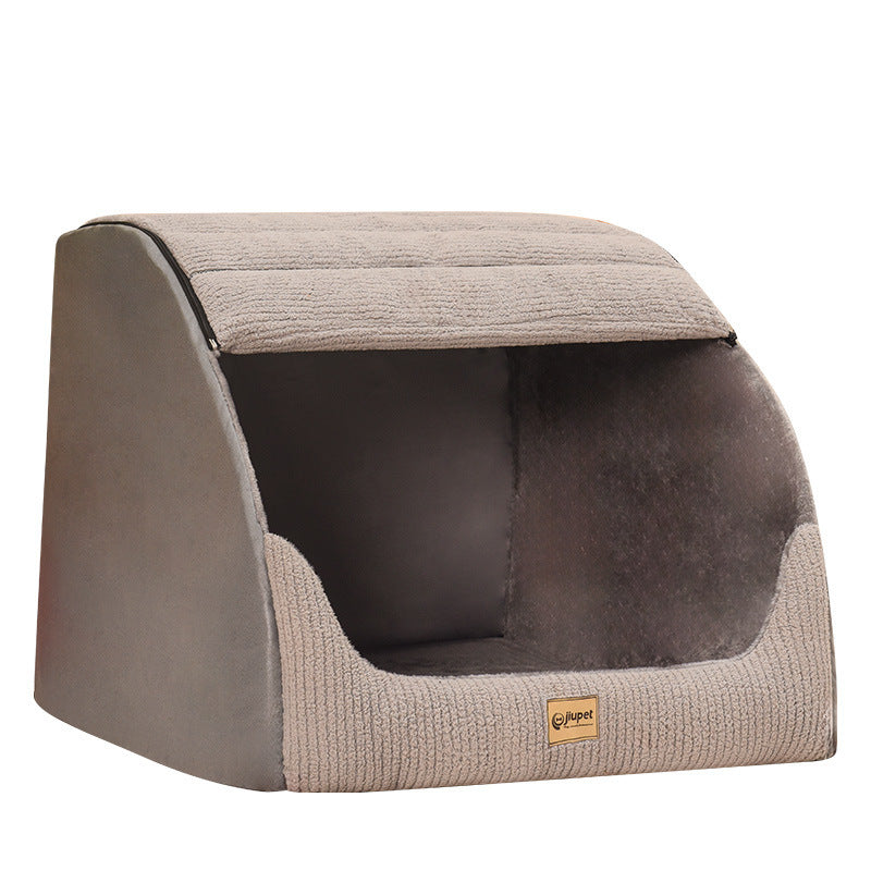 Large Pet Bed. Warm & Cozy Removable Washable Dog Bed.