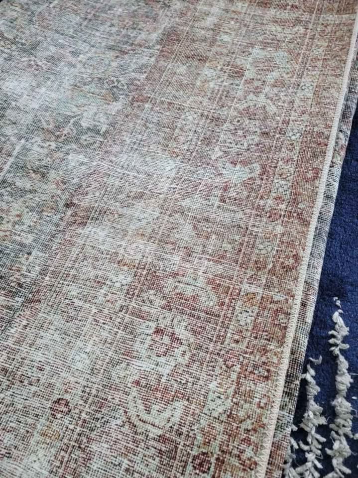 10x14 Lagoon Brick Distressed Multi Loloi Polyester Area Rug