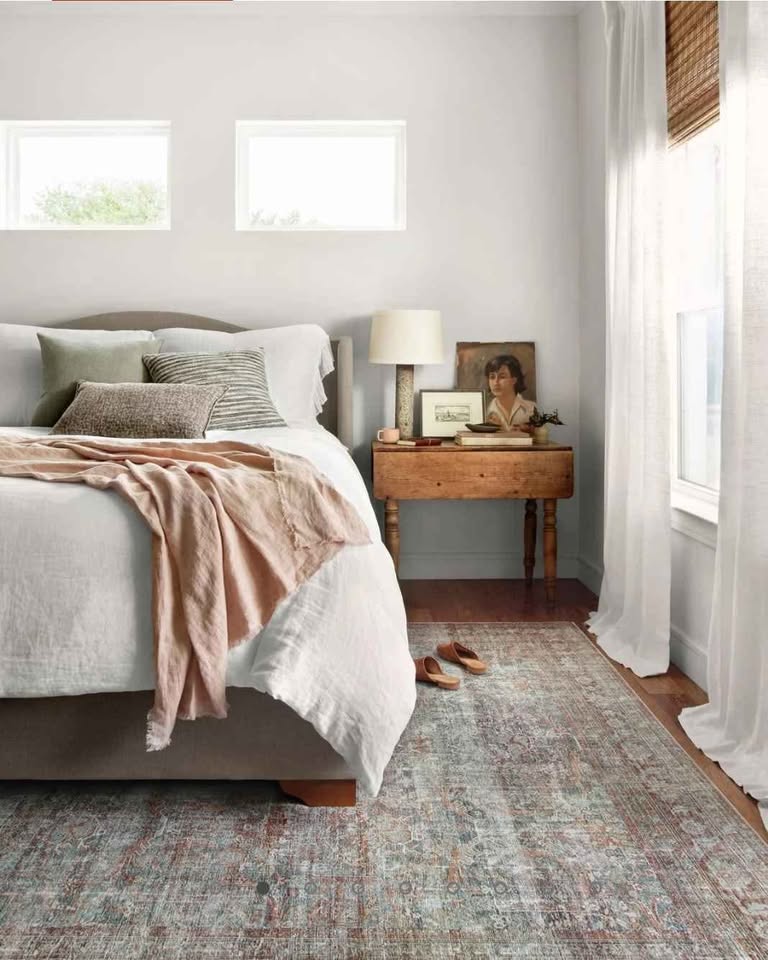 10x14 Lagoon Brick Distressed Multi Loloi Polyester Area Rug