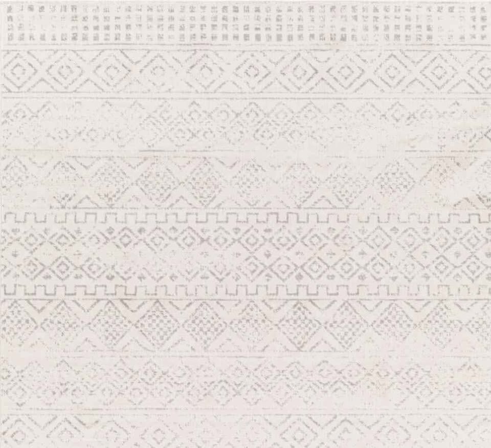 10x14 Off-white Grey Moroccan Blythe Large Area Rug